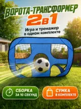 Футбольные хоккейные ворота детские для улицы складные