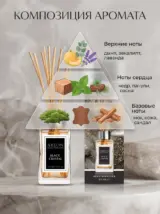 Диффузор для дома с палочками стойкий BLACK CRYSTAL 85 мл