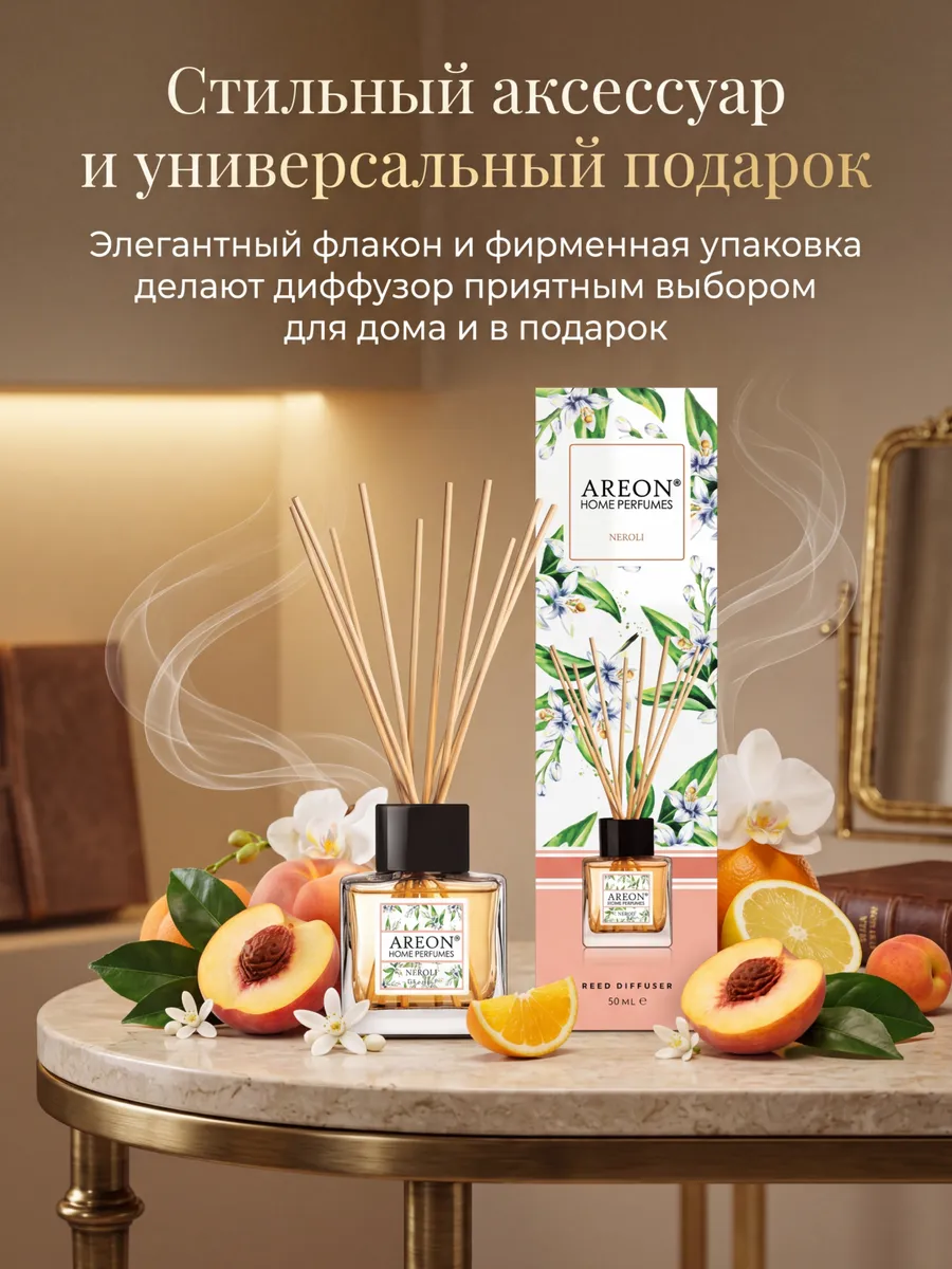 Диффузор для дома с палочками стойкий Neroli 50мл.