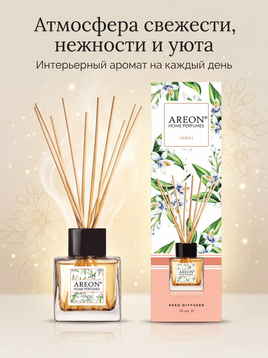 Диффузор для дома с палочками стойкий Neroli 50мл.