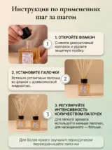 Диффузор для дома с палочками Французский сад 50 мл